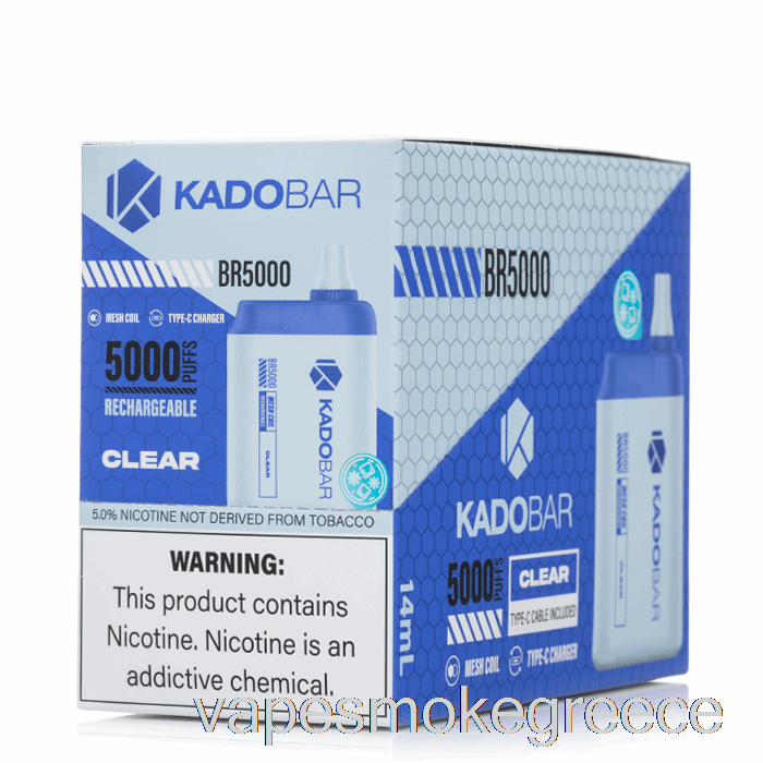 Vape Greece [5-pack] Kado Bar Br5000 μιας χρήσης